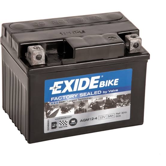 Batería Moto 12V 3AH 50A Exide